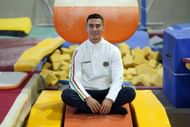 Lorenzo Bonicelli at Italy Press Preview - 2024 European Artistic Gymnastics Championships - Source: Getty